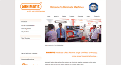 Desktop Screenshot of minimaticmachines.com